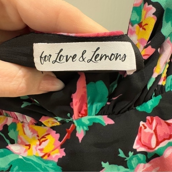 FOR LOVE AND LEMONS June Mini Dress Floral VGUC - Picture 7 of 7